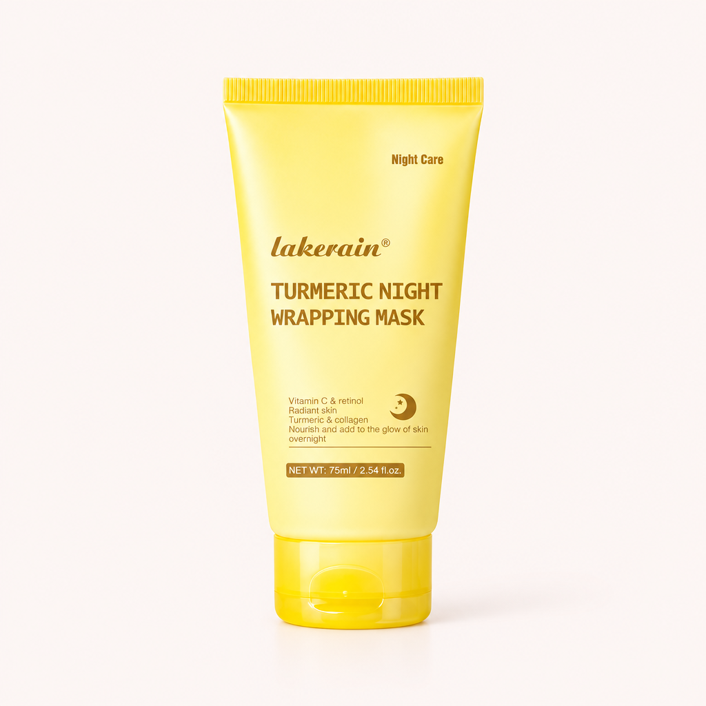 Masque au curcuma, fond #fcf7f6